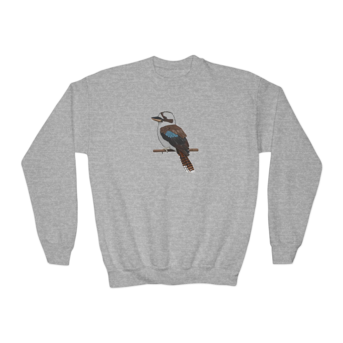 Kookaburra Bird Birdwatching Youth Crewneck Sweatshirt