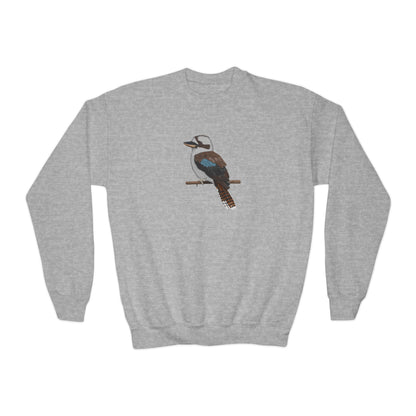 Kookaburra Bird Birdwatching Youth Crewneck Sweatshirt