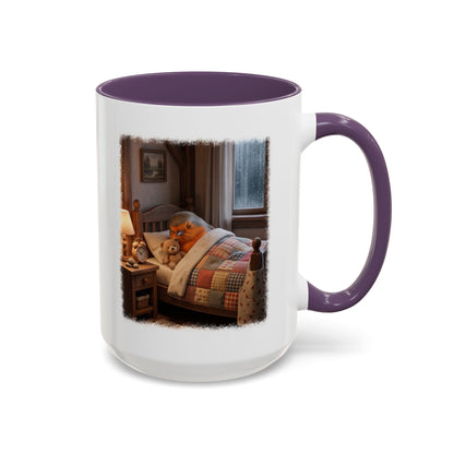 Robin Rosi Sleeping in Bed Mug for Bird Lovers