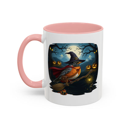 American Robin Halloween Bird Mug - Perfect Bird Lover Gift for Spooky Season