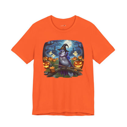 Blue Jay Halloween Bird T-Shirt - Spooky Halloween Costume for Bird Lovers