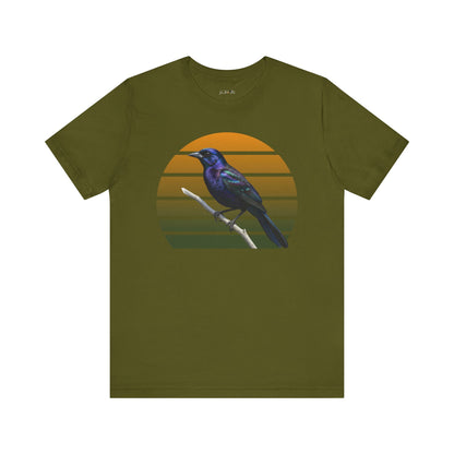 Grackle T-Shirt | Unisex Retail Fit Bird Lover Tee | Wildlife Birder Gift