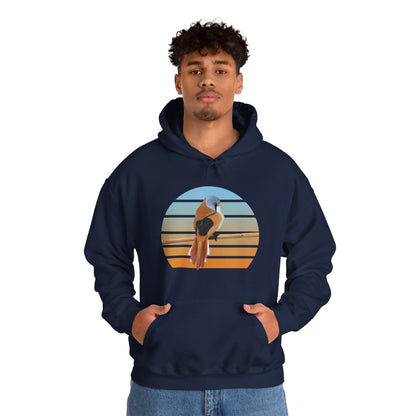 Bearded Reedling Bird Hoodie