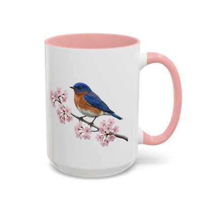 Bluebird Mug in Pink