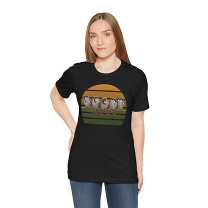 Sparrow Premium T-Shirt | Unique Birdwatcher & Birder Gift by jz.birds