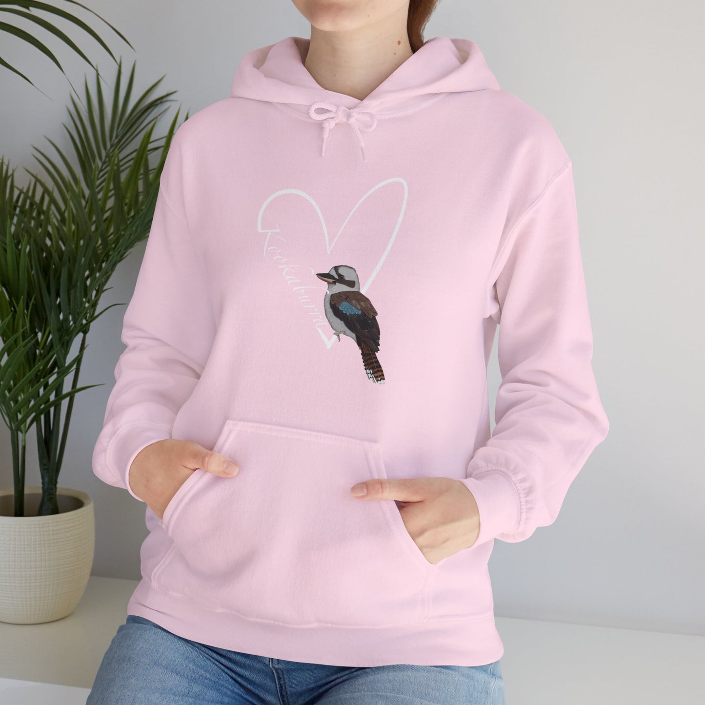 Kookaburra Heart Bird Birdwatching Birdlover Hoodie