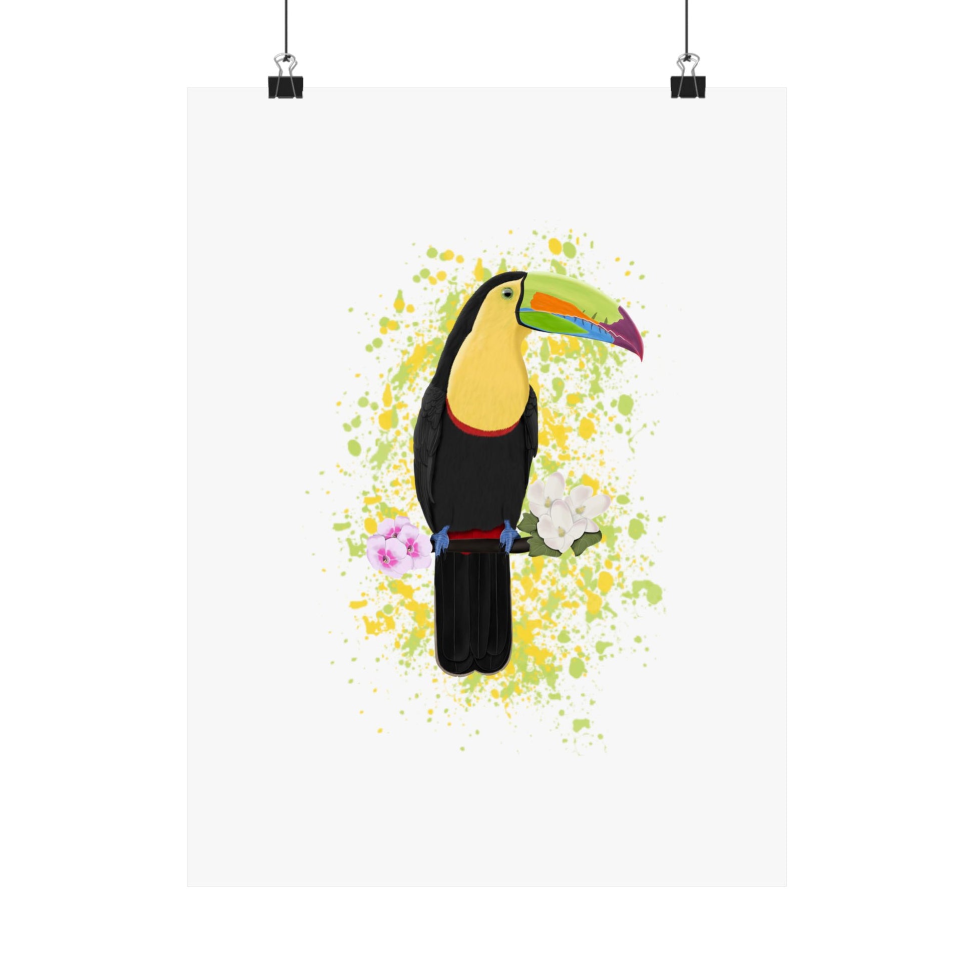 Toucan Poster – Keel-Billed Bird Artwork Matte