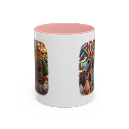 Robin Rosi Unicorn Carousel Premium Mug for Bird Lovers