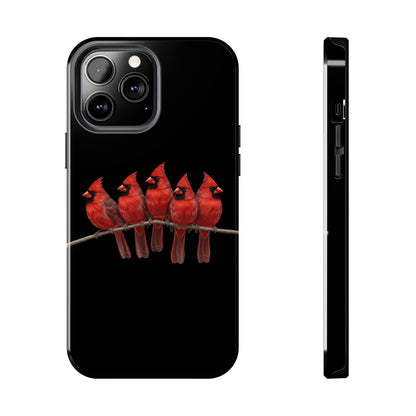 Cardinal Dual-Layer iPhone Case with Bird Art – The Perfect Gift for Ornithologists & Bird Lovers