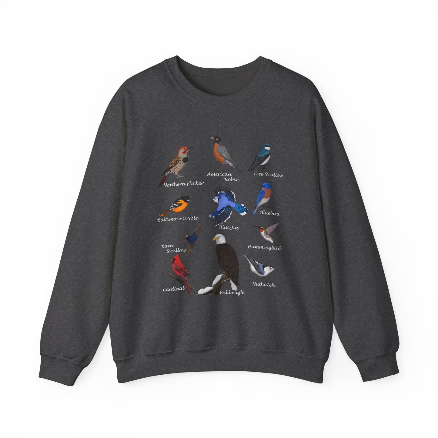 Blue Jay Cardinal Oriole Robin Hummingbird Birding & Birdwatching Bird Sweatshirt