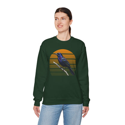 Grackle Sweatshirt | Common Grackle Birder Gift | Great-Tailed Bird Lover Crewneck