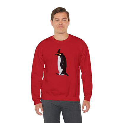 Penguin Halloween Birds Witch Birdwatcher Sweatshirt