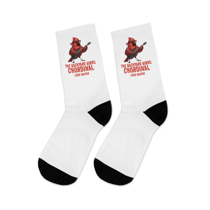 The Chordinal Socks – Cardinal Guitarist Crew Socks – Funny Band Merch