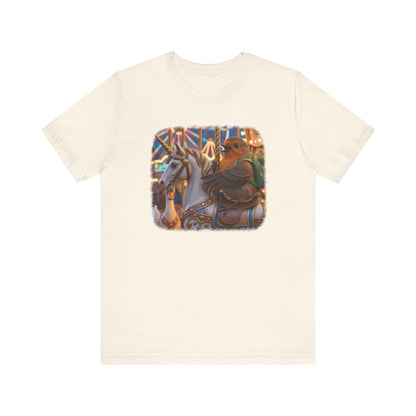 Robin Rosi Unicorn Carousel Premium T-Shirt for Bird Lovers