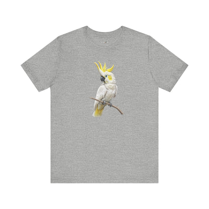 Sulphur-Crested Cockatoo T-Shirt | Unisex Bird Lover Tee | Wildlife Birder Gift