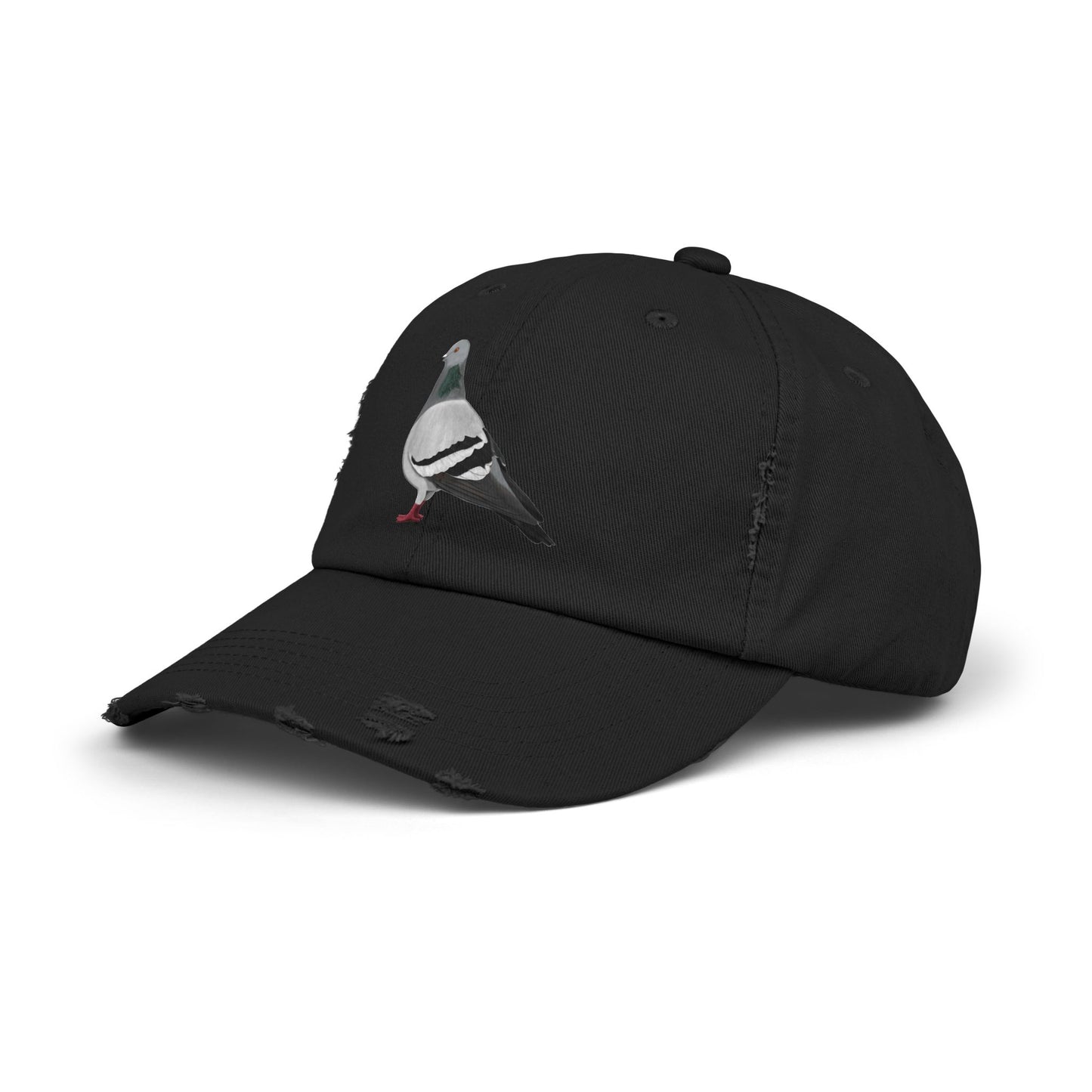 Pigeon Bird Art Distressed Cap