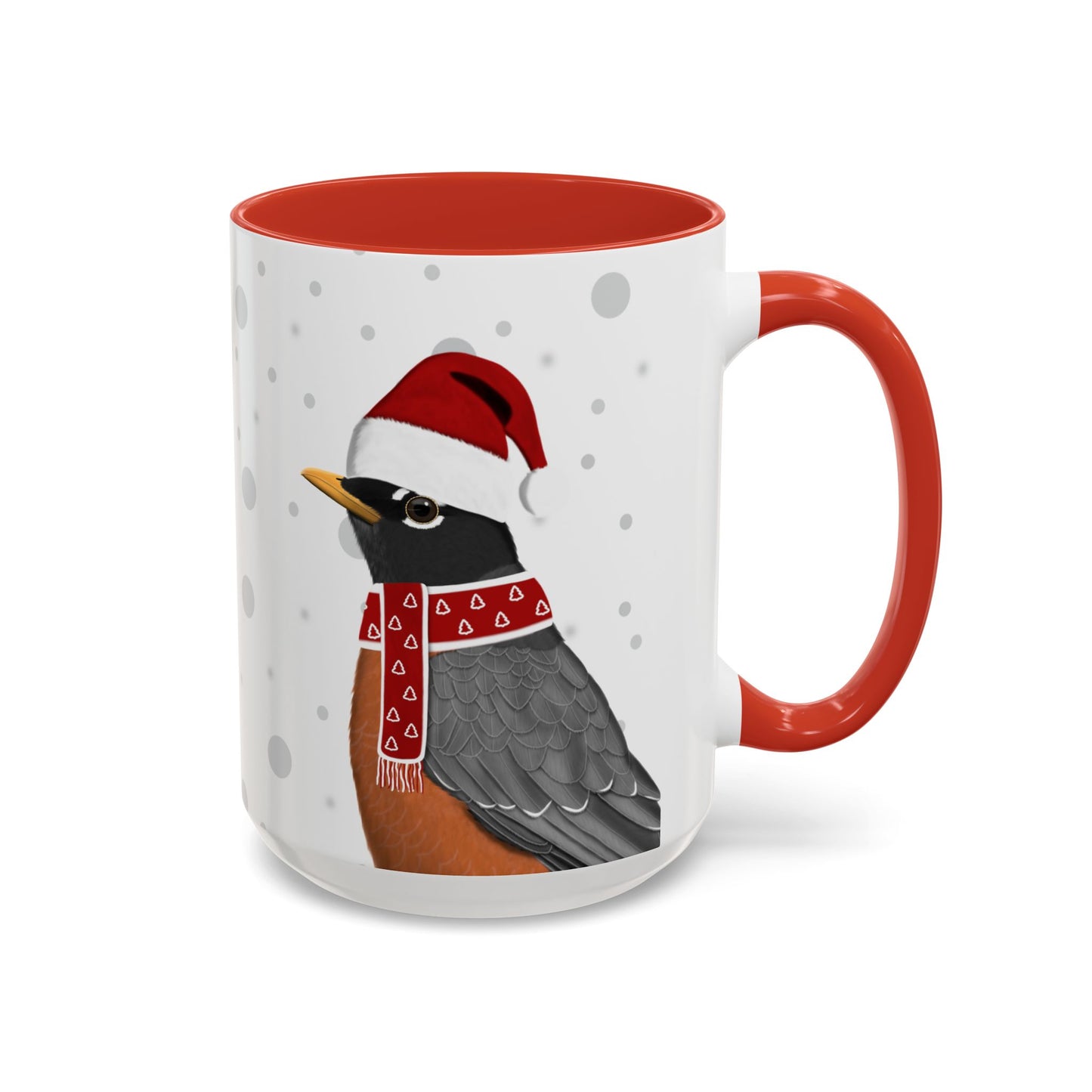 Robin Christmas Bird Coffee Mug