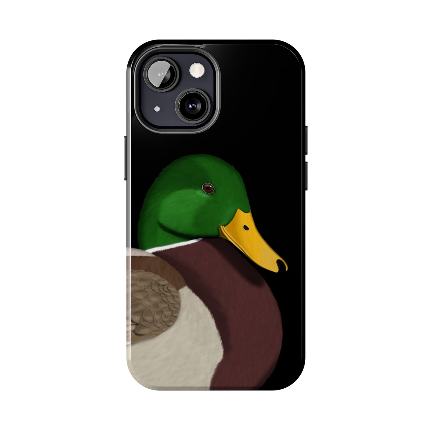 Mallard Bird Art Tough Phone Case Black