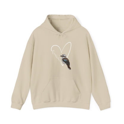 Kookaburra Heart Bird Birdwatching Birdlover Hoodie