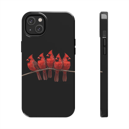 Cardinal Dual-Layer iPhone Case with Bird Art – The Perfect Gift for Ornithologists & Bird Lovers