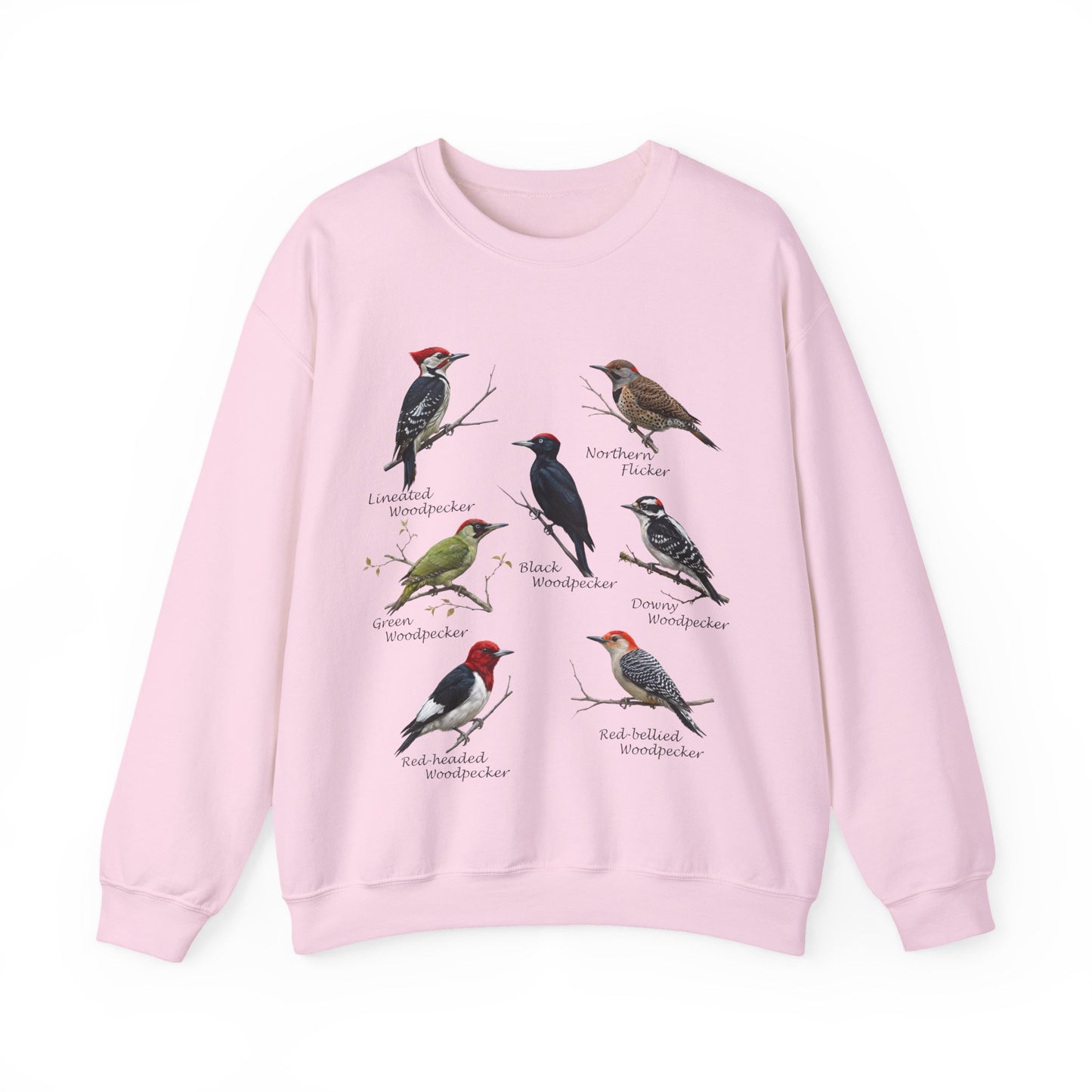 Woodpecker Sweatshirt on Animal Lover Gift background