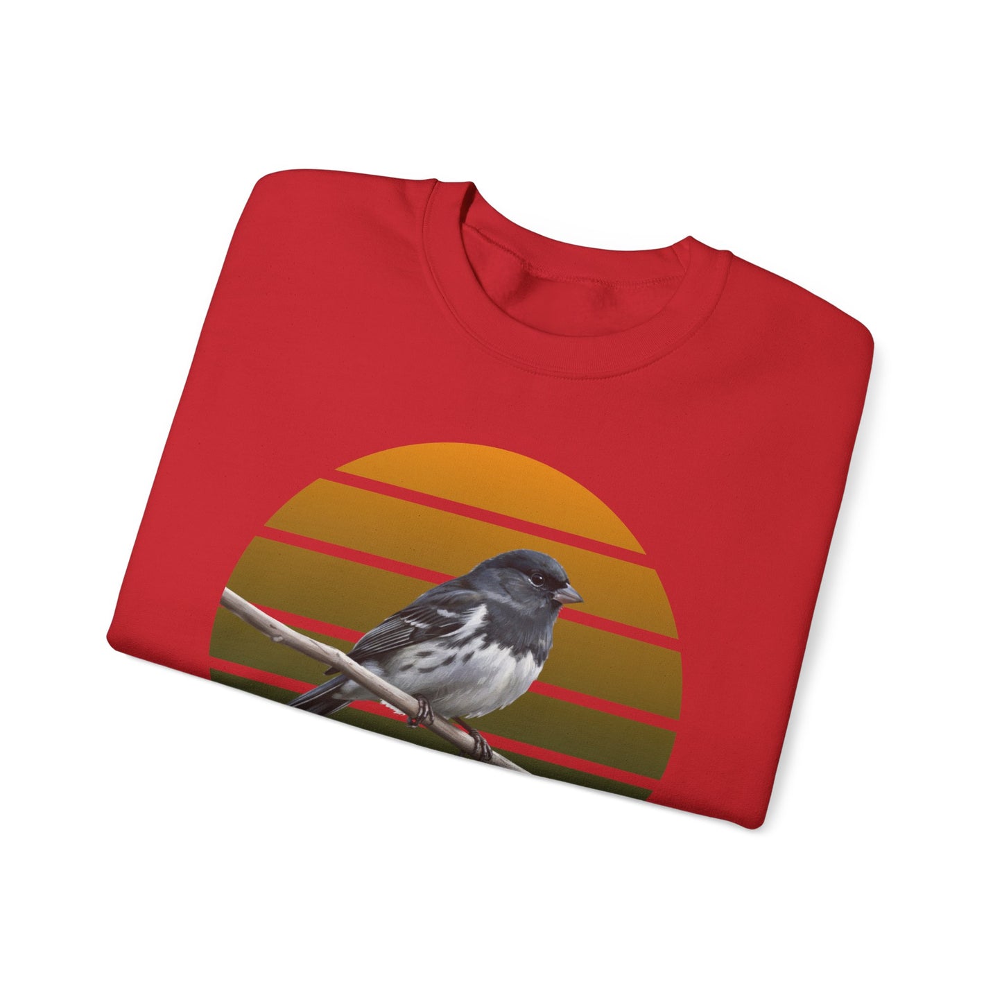 Dark-Eyed Junco Sweatshirt | Cozy Winter Birder Pullover | Snow Bird Crewneck Gift