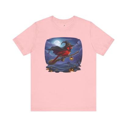 Cardinal Halloween Bird T-Shirt - Spooky Halloween Costume for Bird Lovers
