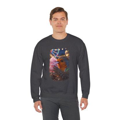 Robin Rosi Pink Cotton Candy Premium Sweatshirt for Bird Lovers