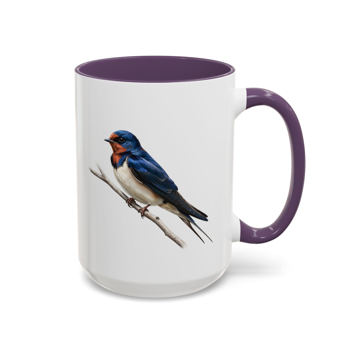 ツバメの陶器製コーヒーマグ – バードウォッチャーへのカスタムギフト