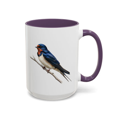 ツバメの陶器製コーヒーマグ – バードウォッチャーへのカスタムギフト