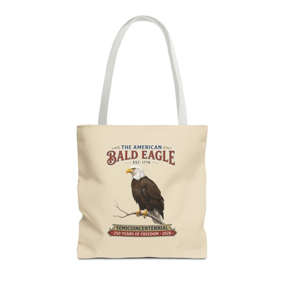 Vintage American Bald Eagle Tote Bag | US 250th Anniversary Semiquincentennial