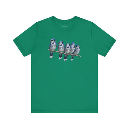 Blue Jays T-Shirt | Unisex Retail Fit Bird Lover Tee | Wildlife Birder Gift