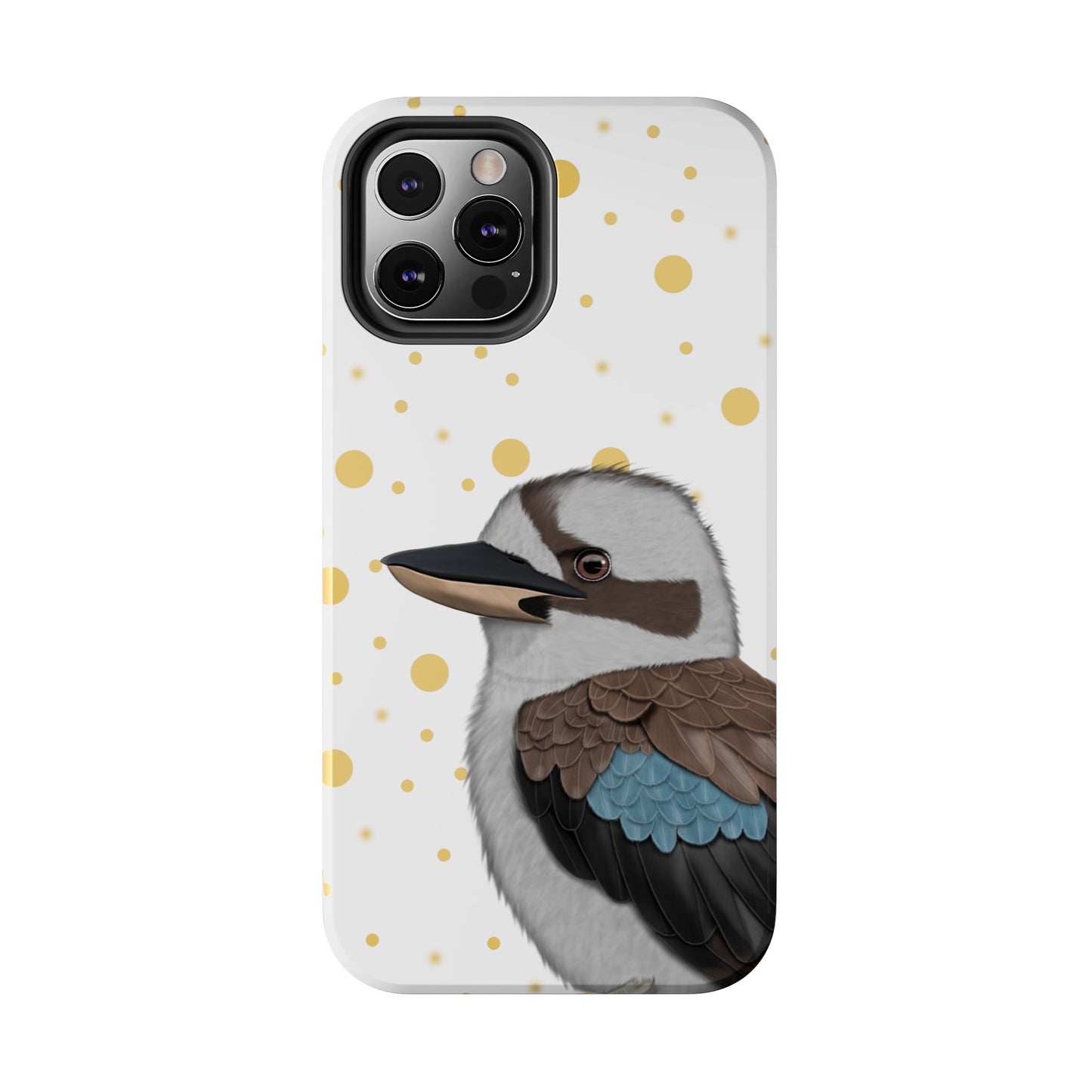 Kookaburra Bird Art Tough Phone Case White