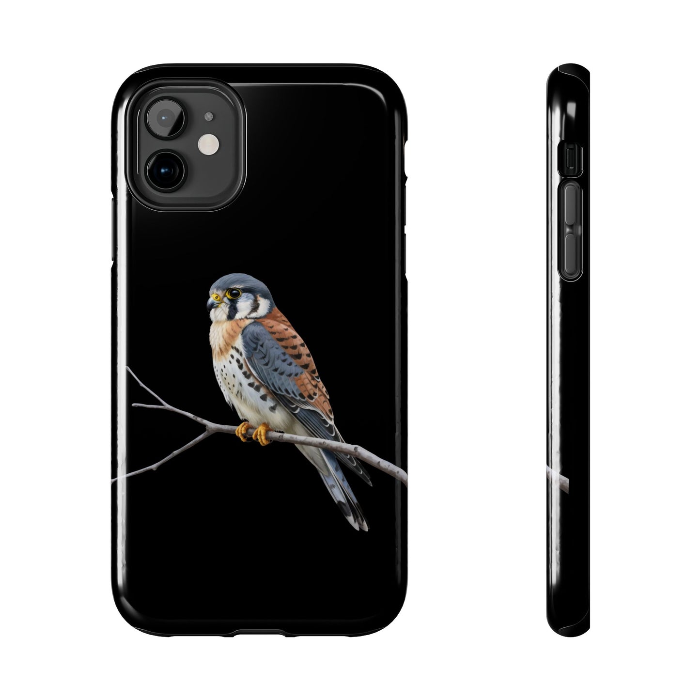 American Kestrel iPhone Case – Premium Tough Phone Cover Black