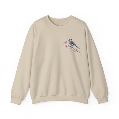 Blue Jay Sweatshirt – Animal Lover Gift, Avian Enthusiast