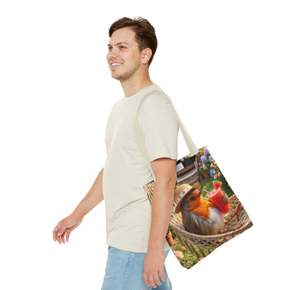 Robin Rosi Hammock and Smoothie Tote Bag - Summer Backyard Bird Watcher Gift