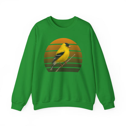 American Goldfinch Sweatshirt | Unisex Bird Lover Pullover | Wildlife Birder Gift | Songbird Crewneck