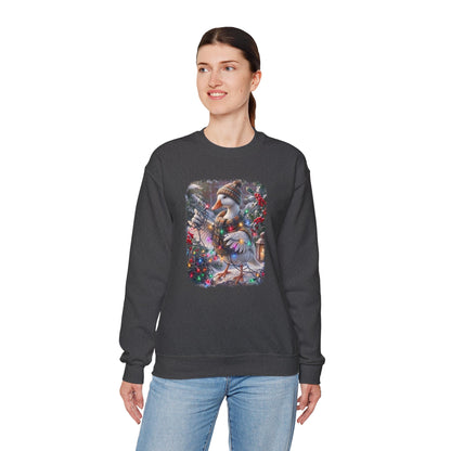 Goose Christmas Sweatshirt – Tangled Lights Winter Crewneck