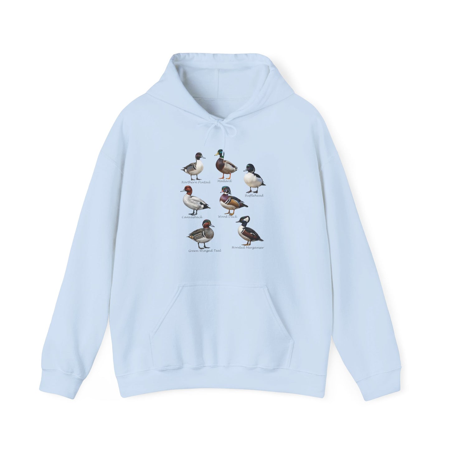 North American Ducks – Field Guide Hoodie for Bird Watchers