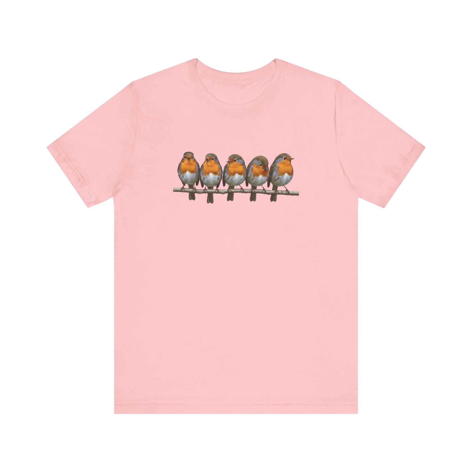 Rotkehlchen Vogel T-Shirt – bird graphic tee, watching gear
