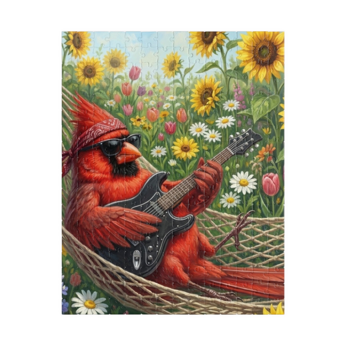 Chordinal the Rocking Bird Jigsaw Puzzle | Sunflower Hammock Premium Lover Gift (110 - 1014 Pieces) – -