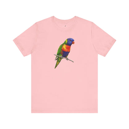 Rainbow Lorikeet T-Shirt | Unisex Bird Lover Tee | Wildlife Birder Gift