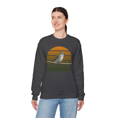 Red-Eyed Vireo Sweatshirt | Songbird Crewneck | Unique Birder Gift | Unisex Wildlife Pullover