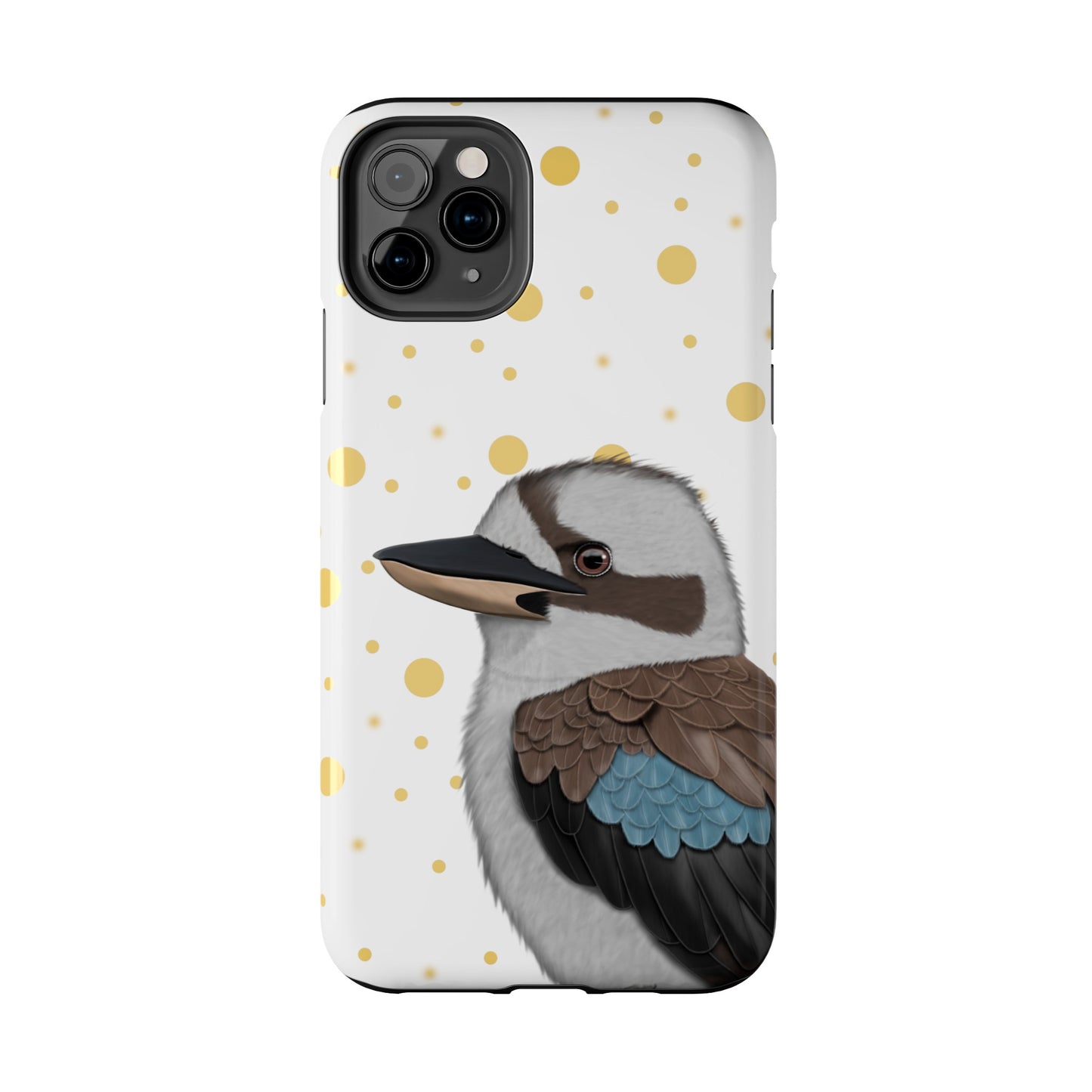 Kookaburra Bird Art Tough Phone Case White