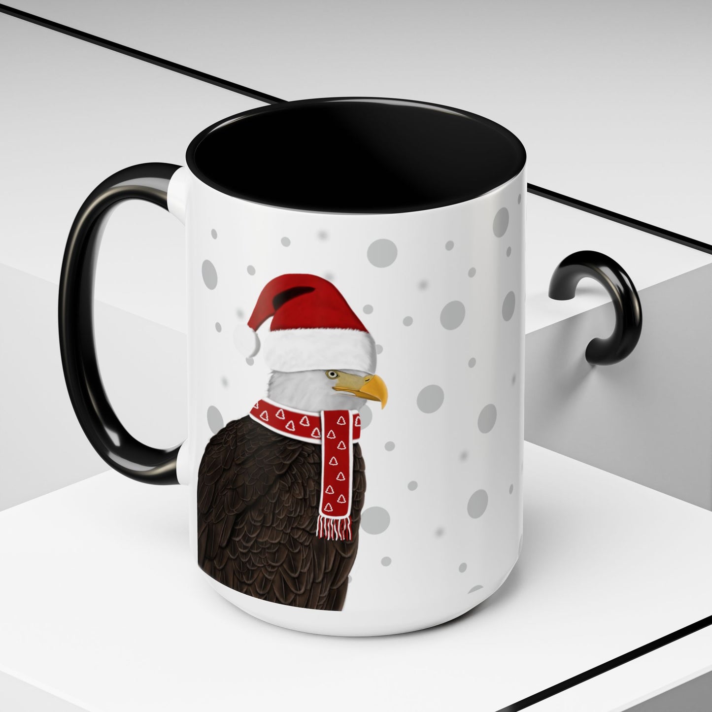 Bald Eagle Christmas Bird Coffee Mug