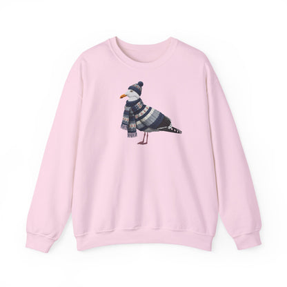 Möwe in Strick Weihnachts-Sweatshirt | Unisex Vogel Sweater für Vogelfreunde & Vogelbeobachter