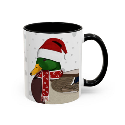 Mallard Christmas Bird Coffee Mug