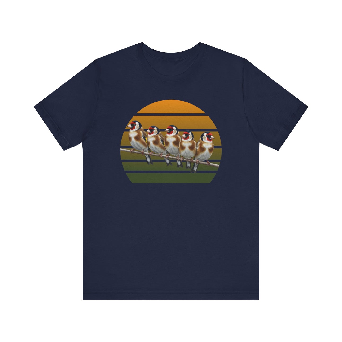 Stieglitz Premuim T-Shirt | Geschenk für Vogelbeobachter | jz.birds