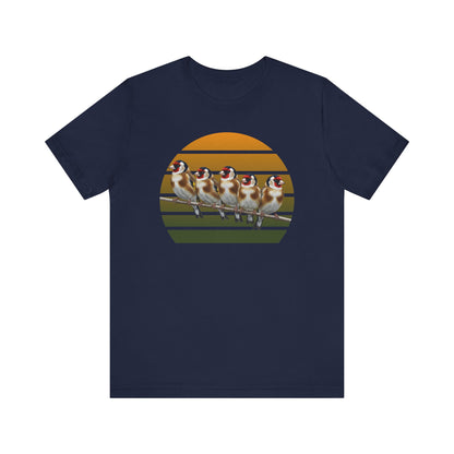 Stieglitz Premuim T-Shirt | Geschenk für Vogelbeobachter | jz.birds