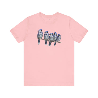 Blue Jays T-Shirt | Unisex Retail Fit Bird Lover Tee | Wildlife Birder Gift